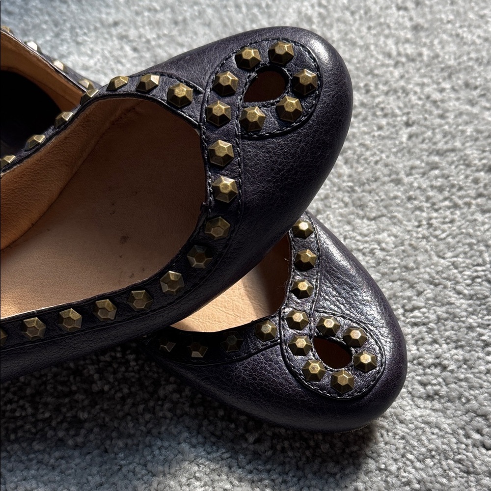 FRYE Emma honeycomb stud Ballet Flats - Picture 2 of 9